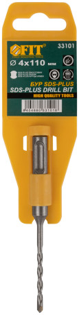 Бур по бетону SDS PLUS Профи (желтый корпус) 4х110 мм