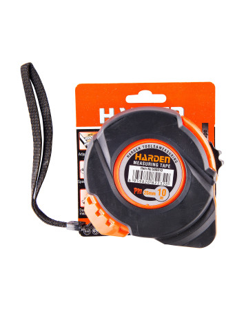 Measuring tape measure, 10m. X 25 mm.// HARDEN