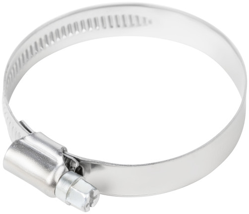 Crimping knurled clamp, width 12 mm, stainless steel.steel 40-60 mm