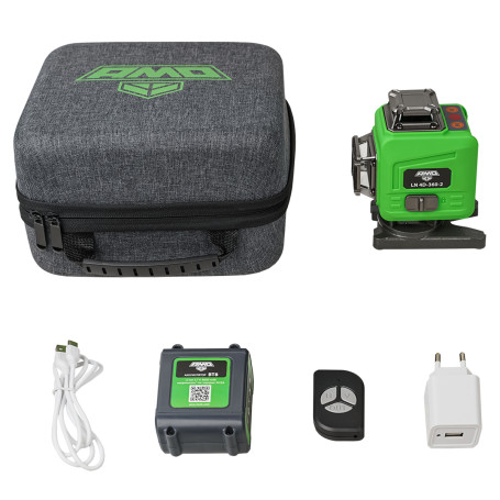 AMO LN 4D-360-2 laser level with green beam