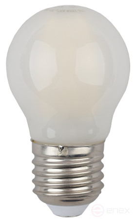 LED lamp ERA F-LED P45-7W-840-E27 frost 7W filament ball matte neutral White light E27