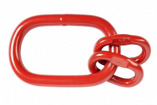 OCALIFT 6.7t oval link with additional links and flat profile 123672c