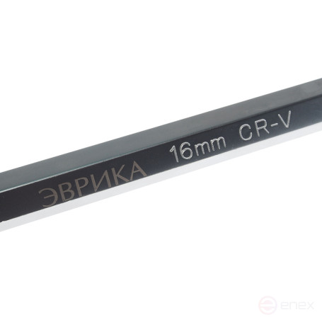 Ключ шестигранный 16мм ER-76416L: Г-образный удлиненный ЭВРИКА /1/4/48