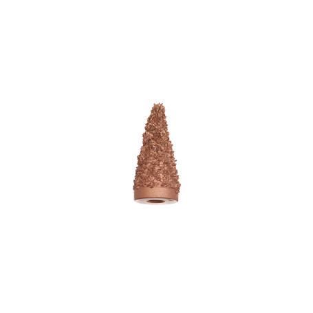 NS05-3316 Rough cone Ø25x50mm AH 3/8"-24 thead, 16 Grit