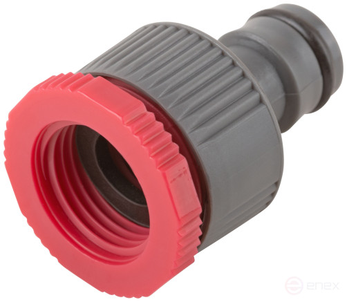 External plastic adapter 1/2" - 3/4"