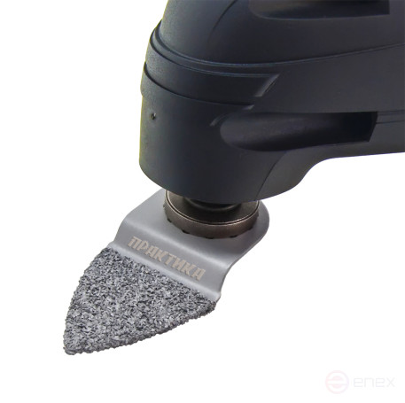 Насадка для МФИ ПРАКТИКА шлифовальная двусторонняя дельта, узкая, HM, по плитке и дереву (240-317)