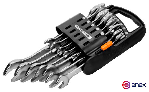 Набор двусторонних рожковых ключей 6 - 27 мм, 12 шт