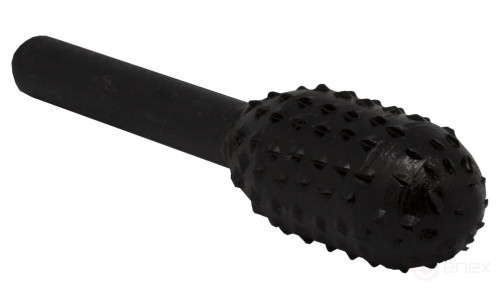 Wooden PRACTICE Steel ball, oval 13 x 28 mm, tail 6 mm blister (648-342)