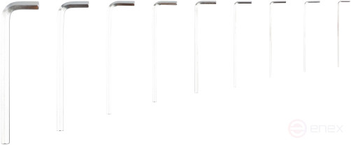 Набор Г-обр. шестигр. 9ч (1.5-10мм; CR-V; удлинённые) АвтоDело (30340)