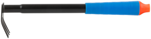 Hand rakes, blue plastic handle 295 mm