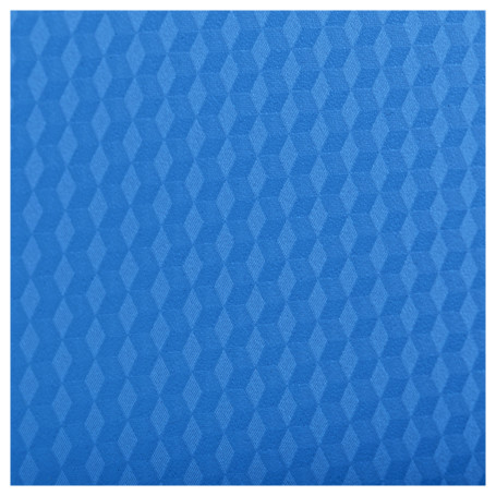 Папка на молнии СТАММ "Кристалл" А4, 500мкм, пластик, молния вокруг, синяя