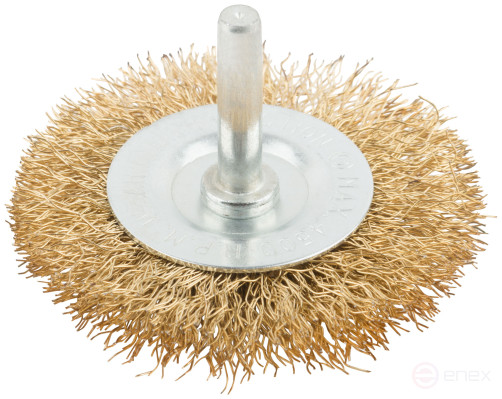 Grommet, type "wheel", with pin, steel latuned wavy wire 63 mm