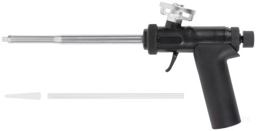 Mounting foam gun, plastic housing