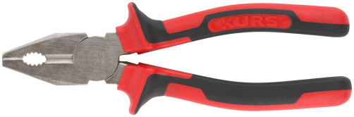 Плоскогубцы комбинированные "Тренд", двухцветные прорезиненные ручки, хром-никелевое покрытие 200 мм