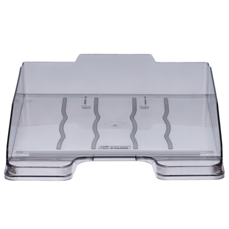 Лоток для бумаг горизонтальный СТАММ "Эксперт", тонированный серый