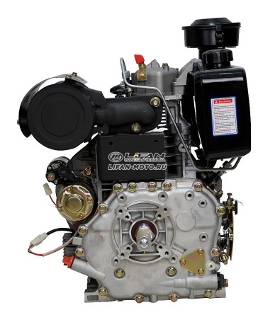 Двигатель Lifan Diesel C195FD-A, вал 25мм, катушка 6 Ампер