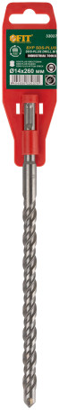 Drill SDS-PLUS, double thread, centering protrusion 14x260 mm