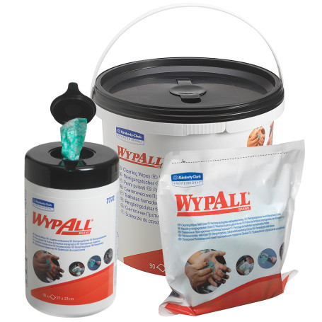 WypAll® Wipes - Green / 90 sheets (6 buckets x 90 sheets)