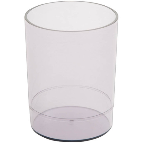 Stand-glass STAMM "Office", plastic, round, tinted gray