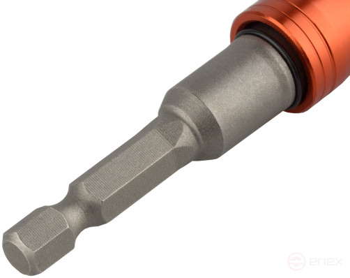 Держатель-адаптер для BIT магнитный угловой-шарнирный (BIT1/4">-->HEX1/4", L=90мм) АвтоDело 44830