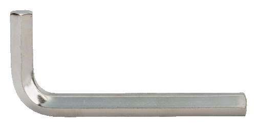 Шестигранный Г-образный ключ никелированный, 12 мм