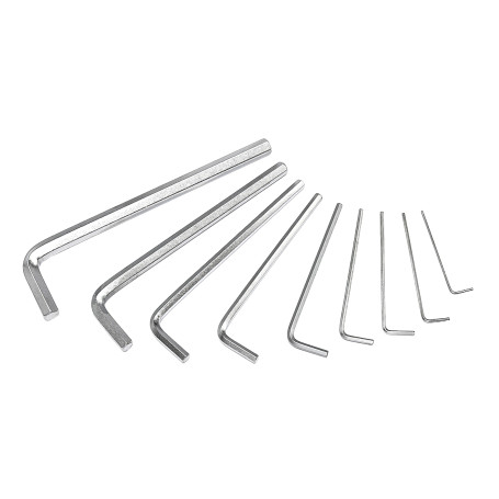 9pcs 6-sided keys in the WP222004 WORKPRO holder