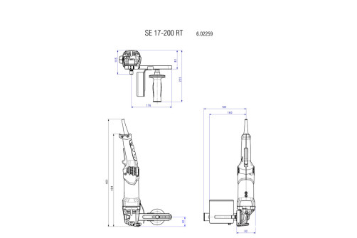 Brush grinder SE 17-200 RT