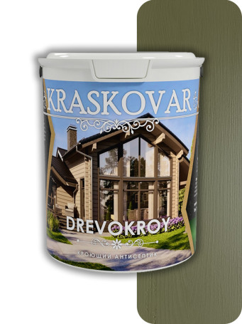 Антисептик кроющий Kraskovar Drevokroy 6013 0,9 л.