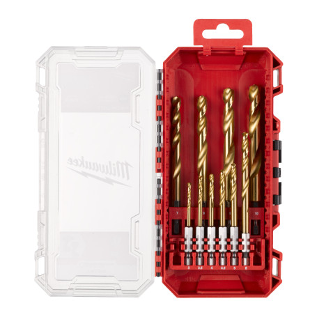 RedHEX™ HSS-TiN Metal drill bits set 10ed. (3-10mm) GEN II