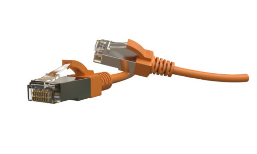 PC-LPT-SFTP-RJ45-RJ45-C6-2M-LSZH-OR Patch Cord S/FTP, Shielded, Category 6 (100% Fluke Component Tested), 28AWG, LSZH, 2m, Orange