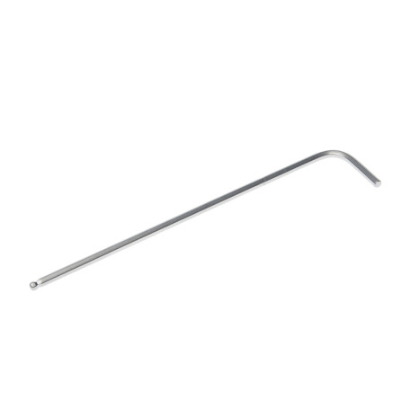 Ключ шестигранный 2мм ER-76502L: Г-образный удлиненный с шаром ЭВРИКА /1/50/300