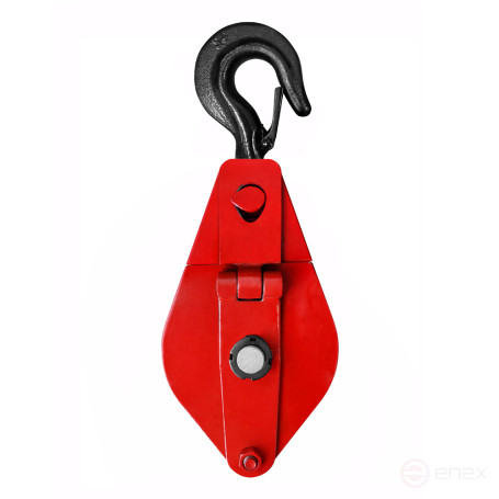 The unit with a hinged lid 5 t on the hook