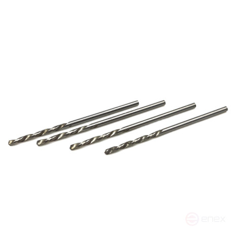 Drill bit with cylindrical shank f 1.5 mm R6M5 ground A1