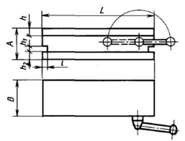 Rectangular magnetic plate with manual switching 7208-0011