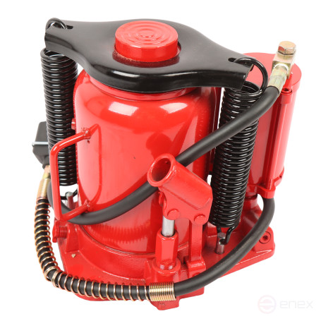 Домкрат бутылочный 35т 255-405мм пневматический GTE