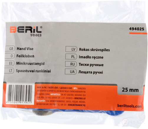 Hand vise T25 mm BERIL