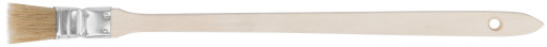Кисть радиаторная, натуральная светлая щетина, деревянная ручка 1" (25 мм)