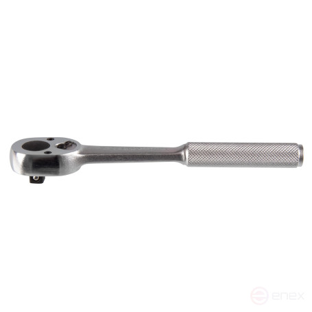Трещотка 3/8", 200 мм, 32 зубца, флажковая, фиксатор KING TONY 3779-08F