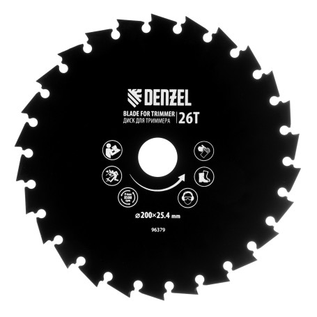 Trimmer disc , 305 x 25.4 3 blades// Denzel