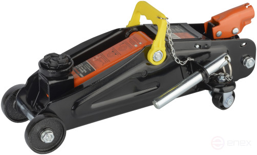 Домкрат гидр. 2.0т (130-330 мм подкатной; с фиксатором; в кейсе) АвтоDело (43228)