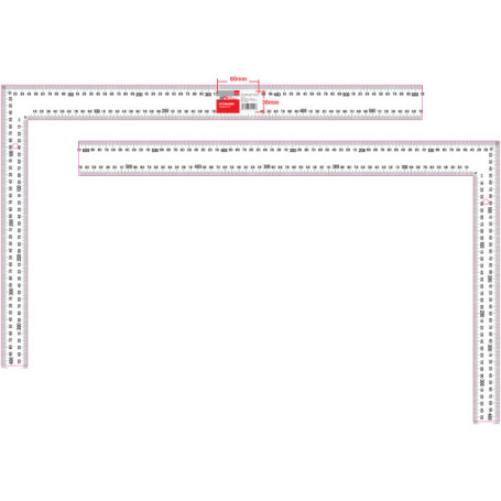 Угольник нержав.60х40см