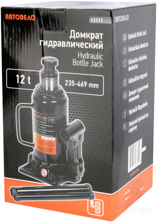 Домкрат гидр. 12.0т (235-469 мм) АвтоDело (43312)