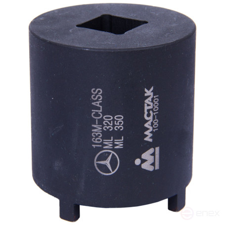 Socket head with trunnions for removing locking nuts MB 3/4" MASTAK 100-10001