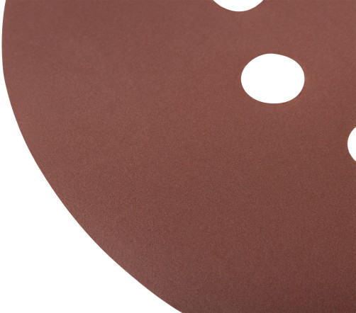 Круги шлифовальные с отверстиями (липучка), алюминий-оксидные, 225 мм, 5 шт. Р 320