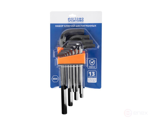 Set of hex keys 2-19 (13 pcs) SITOMO