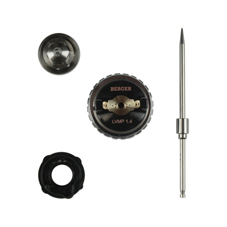 Replacement kit for BERGER "GOLD" LVMP spray gun (nozzle+needle+nozzle 1.4 mm) BG1395