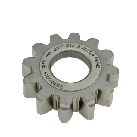 Долбяк дисковый M 6.0, z=12, 30°, D=72 мм, d=31.75 мм (2540-0014) TORNERI Т028200
