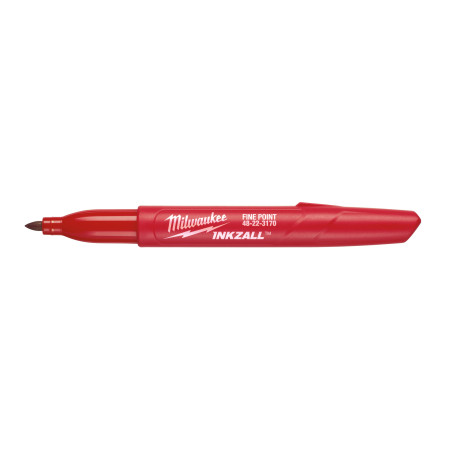 Thin Red INKZALL™ marker for construction site, 36 pieces