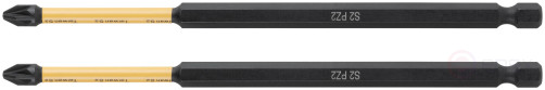 Набор торсионных бит, 2шт., CUTOP Profi Plus, PZ2, 150 мм