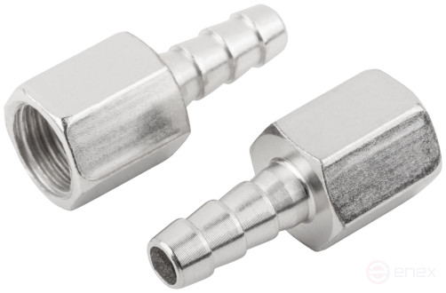 Herringbone adapters 8 mm - 1/4" internal thread, 2 pcs.